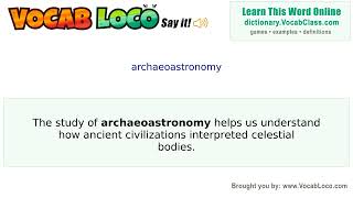 Video thumbnail for archaeoastronomy