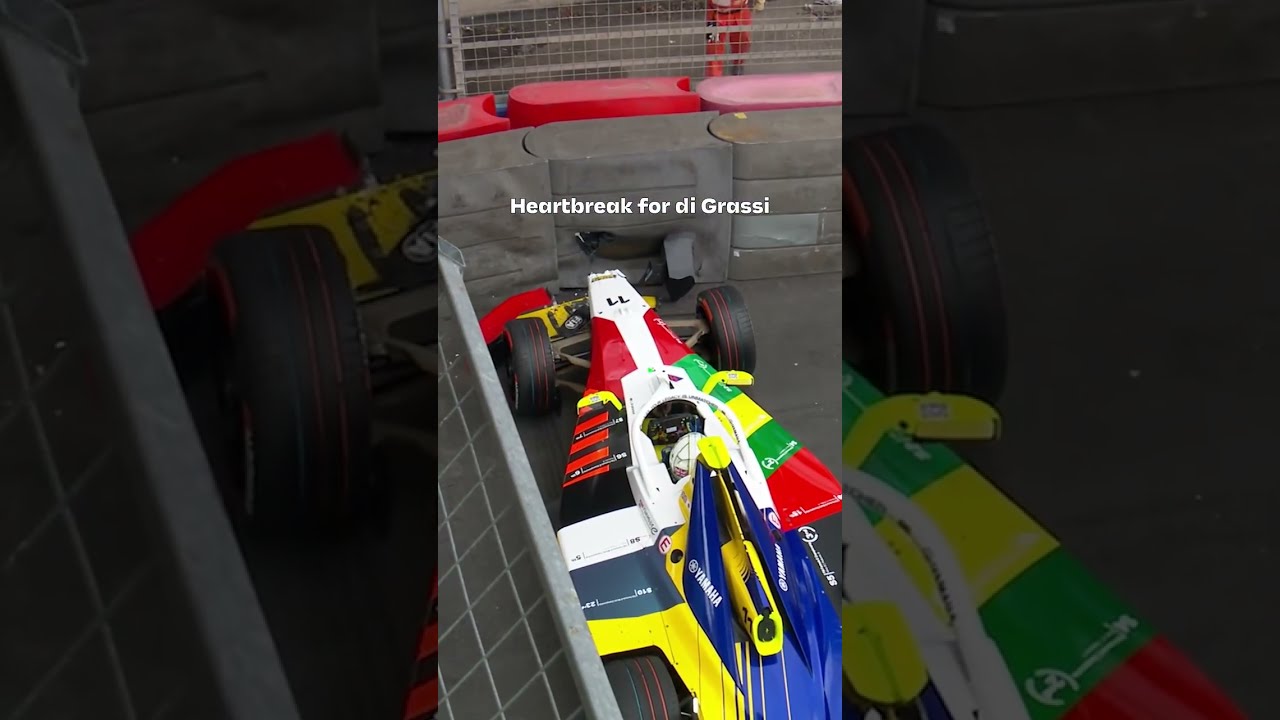Lucas di Grassi finds the wall on his final Formula E weekend 💔