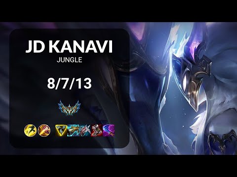 JD Kanavi Kindred vs Graves JUNGLE - KR CHALLENGER Patch 14.22