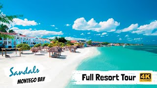 Sandals Montego Bay | Full Resort Walkthrough Tour & Review 4K | All Public Spaces! | 2021