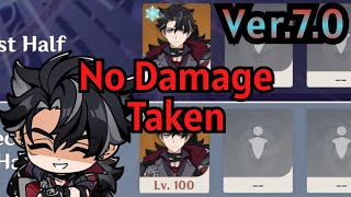 【原神】Ver.7.0 螺旋12層 リオセスリ両単騎 星9クリア / Ver.7.0 Spiral Abyss Floor 12 Wriothesley Solo ☆9 Stars