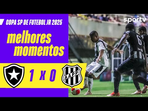 Gols e lances de Botafogo x Ponte Preta