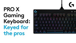 YouTube Video GXOA2nriUn8 for Product Logitech G PRO X Mechanical Gaming Keyboard with Swappable Switches (920-009230 Tactile, 920-009231 Linear, 920-009229 Clicky) by Company Logitech in Industry Peripheral
