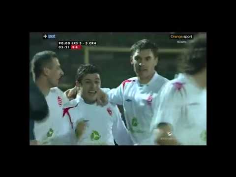 ŁKS Łódź - Cracovia Kraków Skrót. 06.03.2009. (19 Kolejka Ekstraklasy 2008/2009)