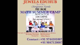 Free Online Math Summer Camp