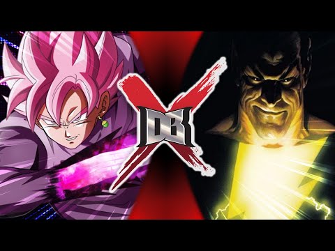 Goku Black VS Black Adam (Dragon Ball Super VS DC Comics) | DBX