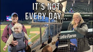 Season Ticket Holder Rookie Day! | Going INSIDE the Press Box, Dug Outs, & Clubs at Wrigley Field