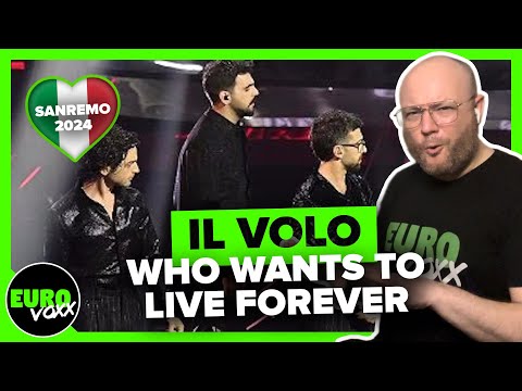 REACTION: IL VOLO & STEF BURNS - 'WHO WANTS TO LIVE FOREVER' (QUEEN) // SANREMO 2024