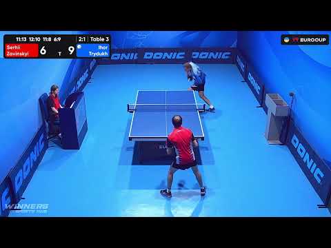 13:15 Serhii Zavinskyi  - Ihor Trydukh 16.08.2023 TT Euro.Cup Ukraine Professional. TABLE 3