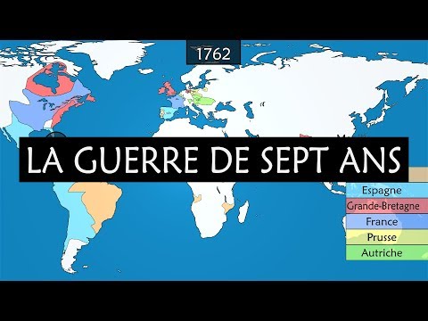 La guerre de Sept Ans - Résumé sur cartes