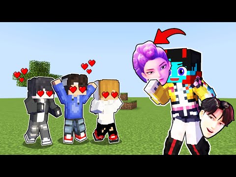 Became KPOP DEMON HUNTERS to PRANK my Friend in Minecraft!