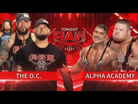 The O.C. vs Alpha Academy (Tag Team - Full Match)