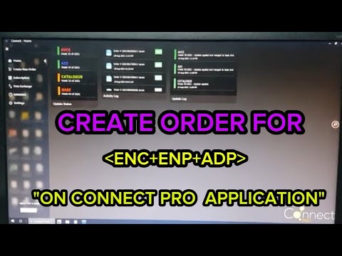 Create order for Electronic Navigational Charts and Nautical Publications on CONNECT pro.