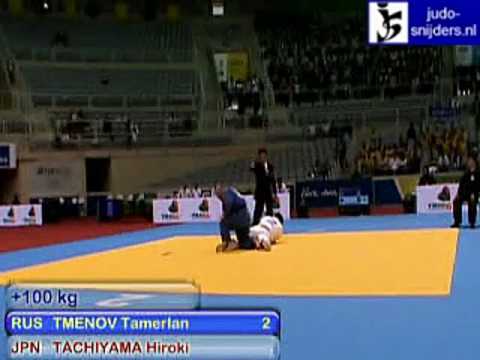 Judo 2009 Rio de Janeiro: Tmenov (RUS) - Tachiyama (JPN) [+100kg].