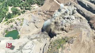 Tight pattern and high powder factor for fragmentation & to ensure the material moved to the floor.
