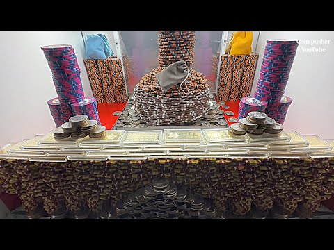 50 Quarters vs. High-Limit Coin Pusher… Will I WIN BIG?