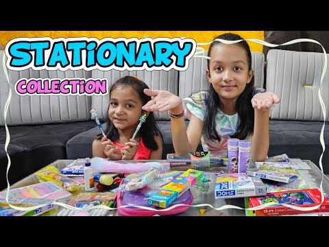 Aayu Vanu Ka STATIONARY Collection ✏️👝🎨🖍🤩 | School Stationery | Aayu and Vanu