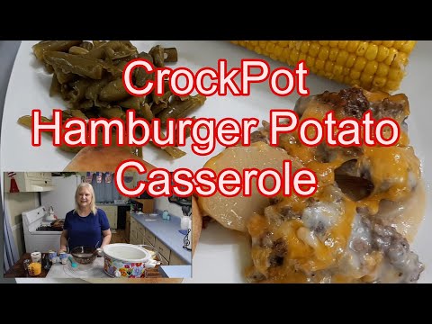 Crockpot Hamburger Potato Casserole
