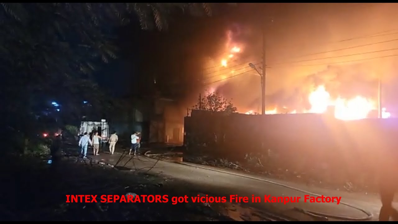 Video of Intex Separator hit by a vicious fire