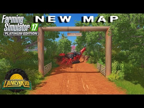 Farming Simulator 17 platinum | NEW MAP first look