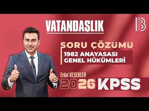 KPSS Citizenship - Question Solution - General Provisions of the 1982 Constitution - Erdal KESEKL...