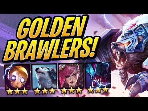 SO MANY GOLDEN BRAWLERS?! ⭐⭐⭐ | Teamfight Tactics | TFT | League of Legends Auto Chess