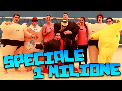 SUMO BEACH VOLLEY CHALLENGE - SPECIALE 1 MILIONE w/ Mates, Favij & Klaus