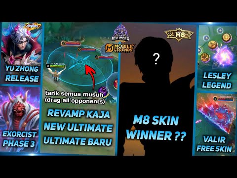 REVAMPED KAJA NEW ULTIMATE UPDATE, M8 SKIN VOTE UPDATE, YU ZHONG ALLSTAR, MARCEL - MLBB BIG UPDATE
