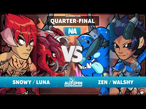 Snowy & Luna vs Zen & Walshy - Elimination Quarter-Final - Autumn Championship 2023 - NA 2v2