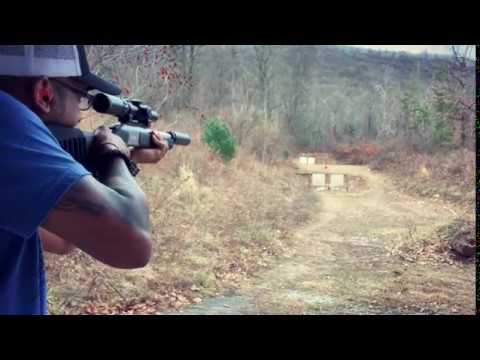 CVA Scout SBR chambered in 300BLK with a Griffin Armament Explorr Suppressor