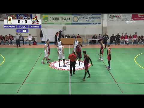 KK GRADINA MADI Tešanj  -  KK SPARTANS Živinice