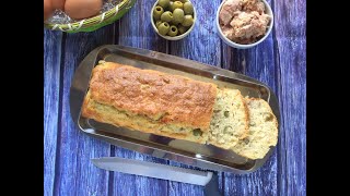 Plumcake salato con e senza uova