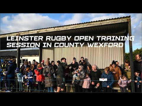 "𝐖𝐞𝐥𝐜𝐨𝐦𝐞 𝐭𝐨 𝐭𝐡𝐞 𝐬𝐮𝐧𝐧𝐲 𝐒𝐨𝐮𝐭𝐡 𝐄𝐚𝐬𝐭" ☀️ | Leinster open training session in county Wexford