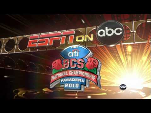 2010 BCS National Championship Game Preview Show Intro
