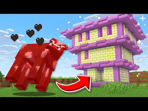 Minecraft, but Mobs Spawn Structures...