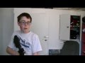 KID SHOOTS SCREEN WITH AIRSOFT GUN