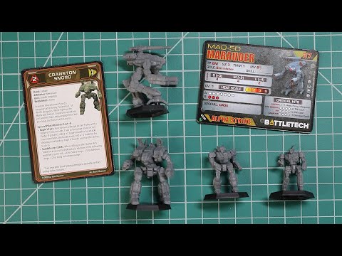 Inner Sphere Command Lance Unboxing | Plastic BattleTech Miniatures by Catalyst Game Labs