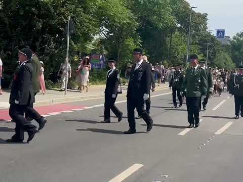 Düsseldorf Bilk - Aufmarsch zum Kinderschützenfest 2025