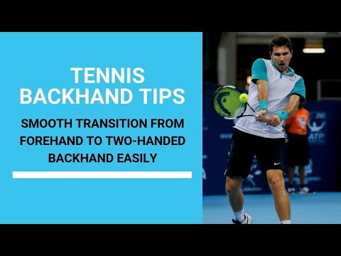 Tennis Backhand | Transition From Forehand To Two Handed Backhand
