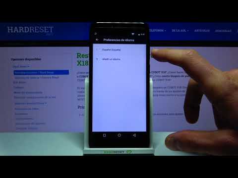 Cómo cambiar el idioma en CUBOT X18 - idioma del sistema