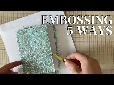 5 Ways to Use Colored Embossing Powders