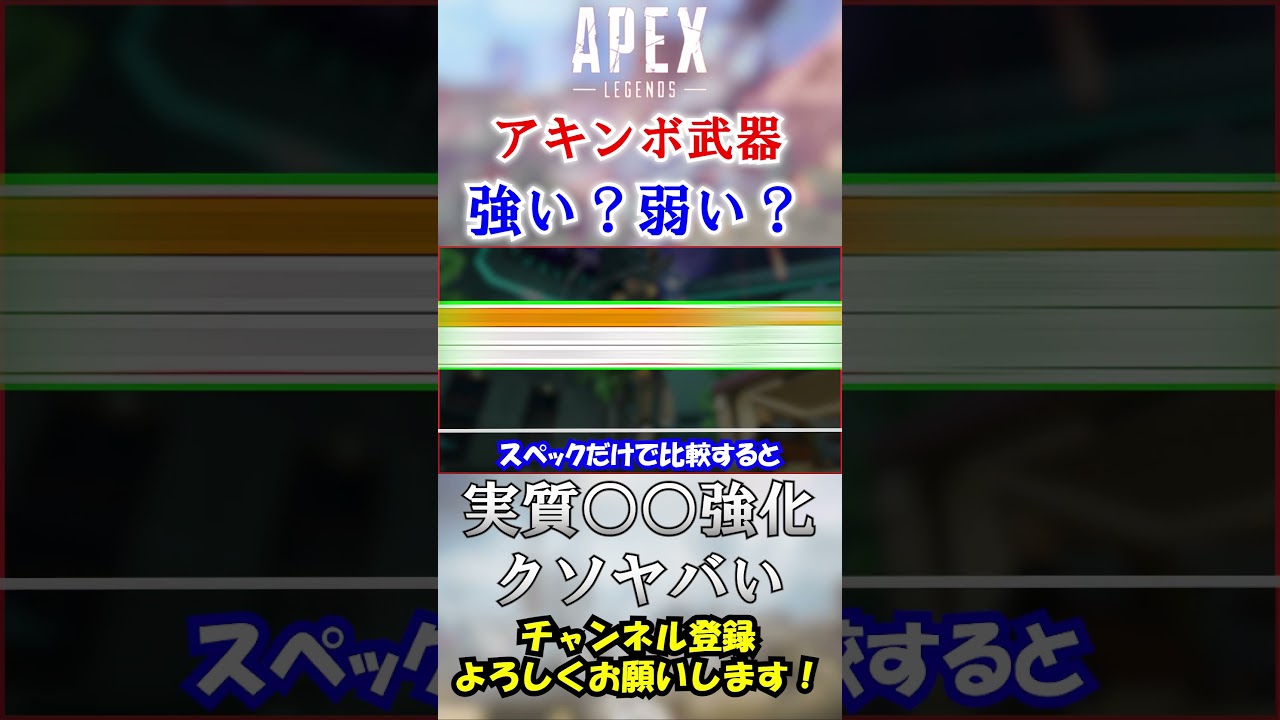 【APEX/シーズン21】アキンボ武器が本当に強いのか検証してみた 。#Shorts【初心者】