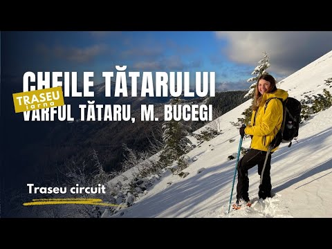 Traseu circuit în munții Bucegi spre Vârful Tătaru - Refugiul Șaua Strunga - Cheile Tătarului