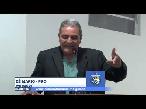  SESSÃO DIA 28/04/2025 – PRONUNCIAMENTO DO VEREADOR ZÉ MÁRIO