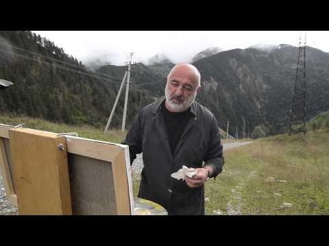 Путешествие в Южную Осетию | Художник Михаил Кулумбегов. Южная Осетия Алания. Нижний Рук