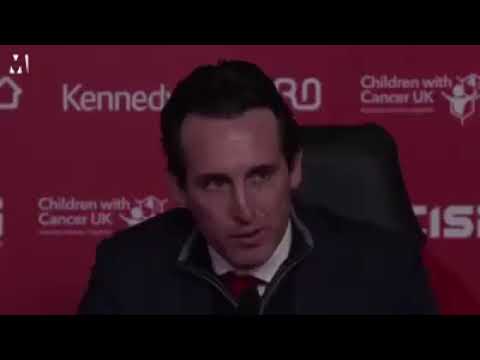 Arsenal Coach Unai Emery saying goodbye!