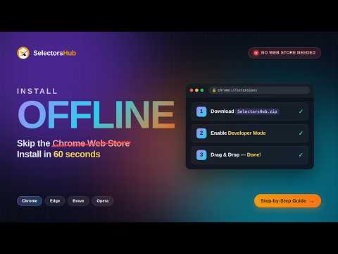 Screenshot with URL — installation walkthrough