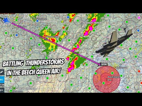 Kerry McCauley: Battling Thunderstorms in my Beech Queen Air