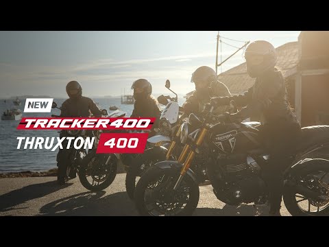 Presentamos la NUEVA Thruxton 400 y la ALL-NEW Tracker 400