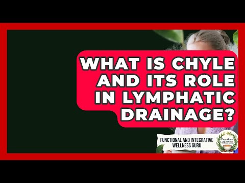 What Is Chyle And Its Role In Lymphatic Drainage? - Functional and Integrative Wellness Guru